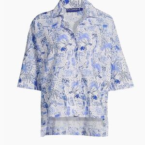 Ro's Garden Natalia Floral Cotton Shirt